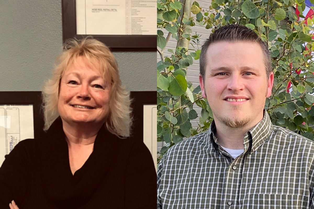 Brad Fish and Rouchelle Severeid of Curtis