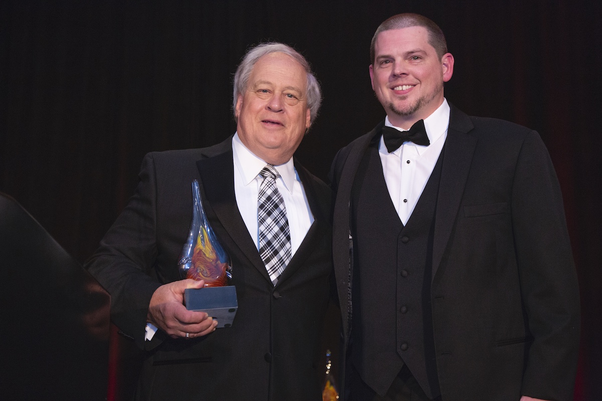 Roger Kauffman, Nick Cribb at 2019 CFESA Awards Gala