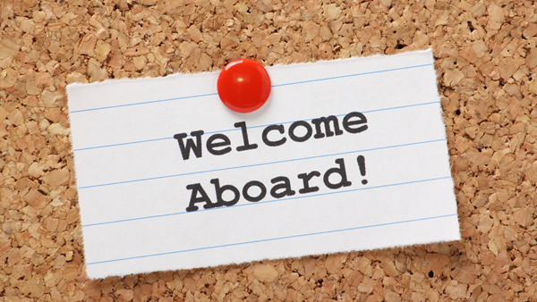 Welcome aboard