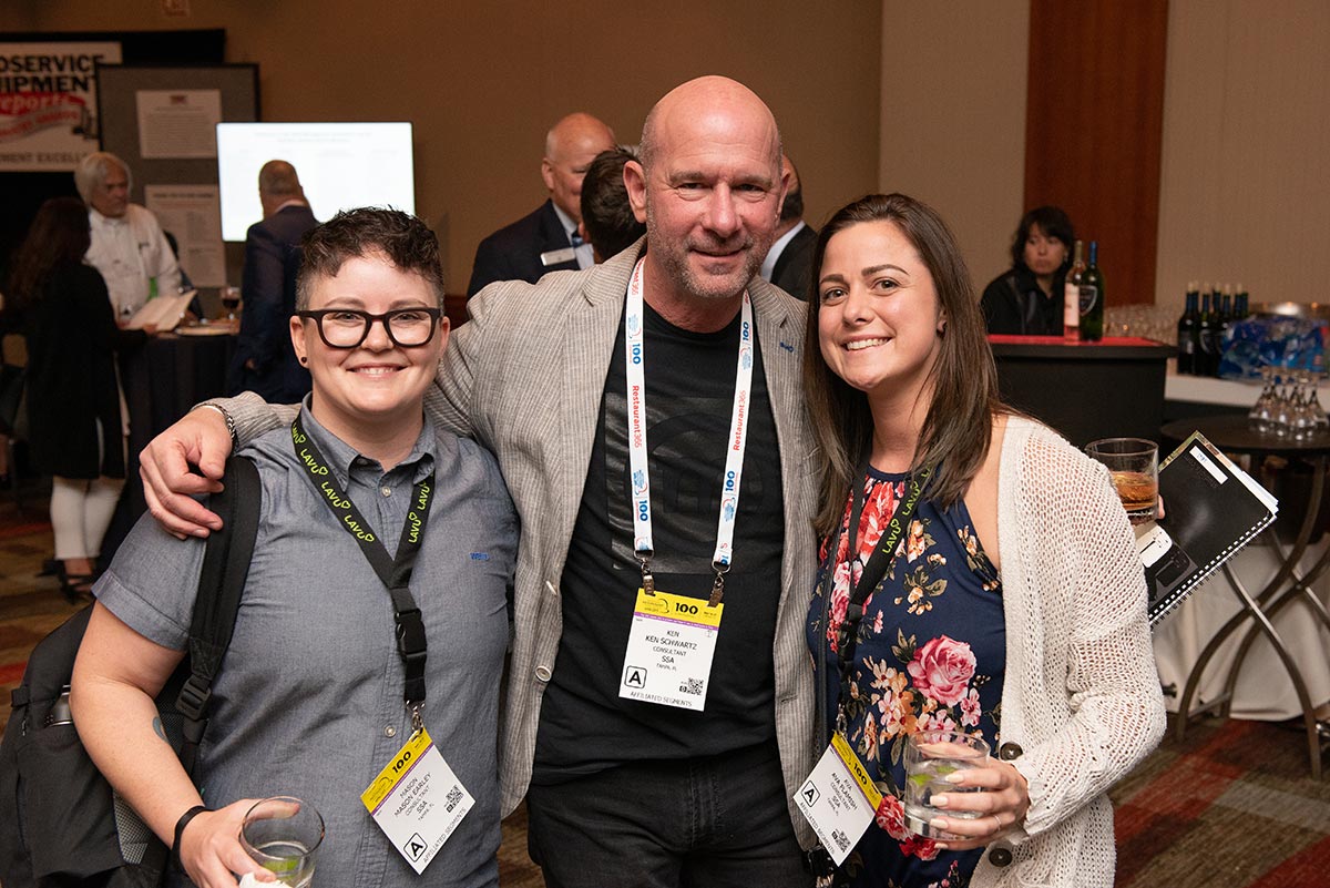 Mason Earley, Ken Schwartz, FCSI & Ava Flamish, SSA Foodservice Design + Consulting (Management Excellence Winner).