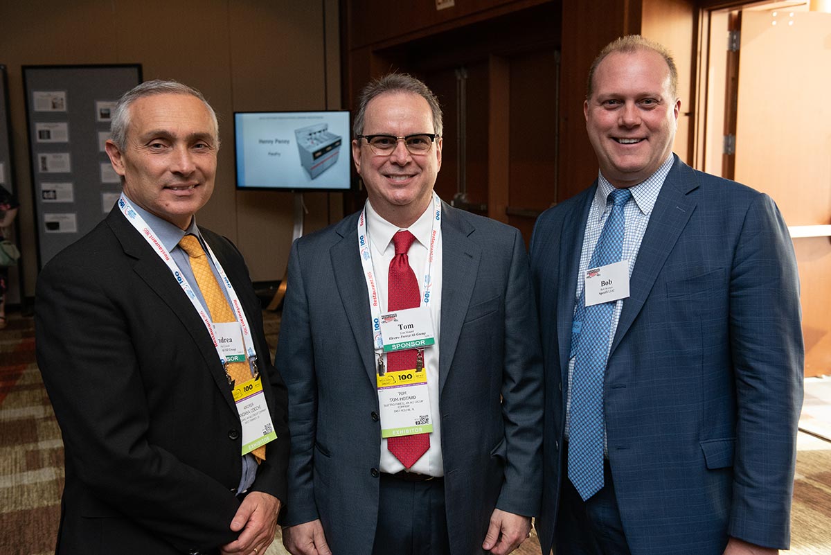 Andrea Cocchi, Carpigiani/Ali Group; Tom Hotard, Electro Freeze/Ali Group; Bob Wolters, Specifi LLC.