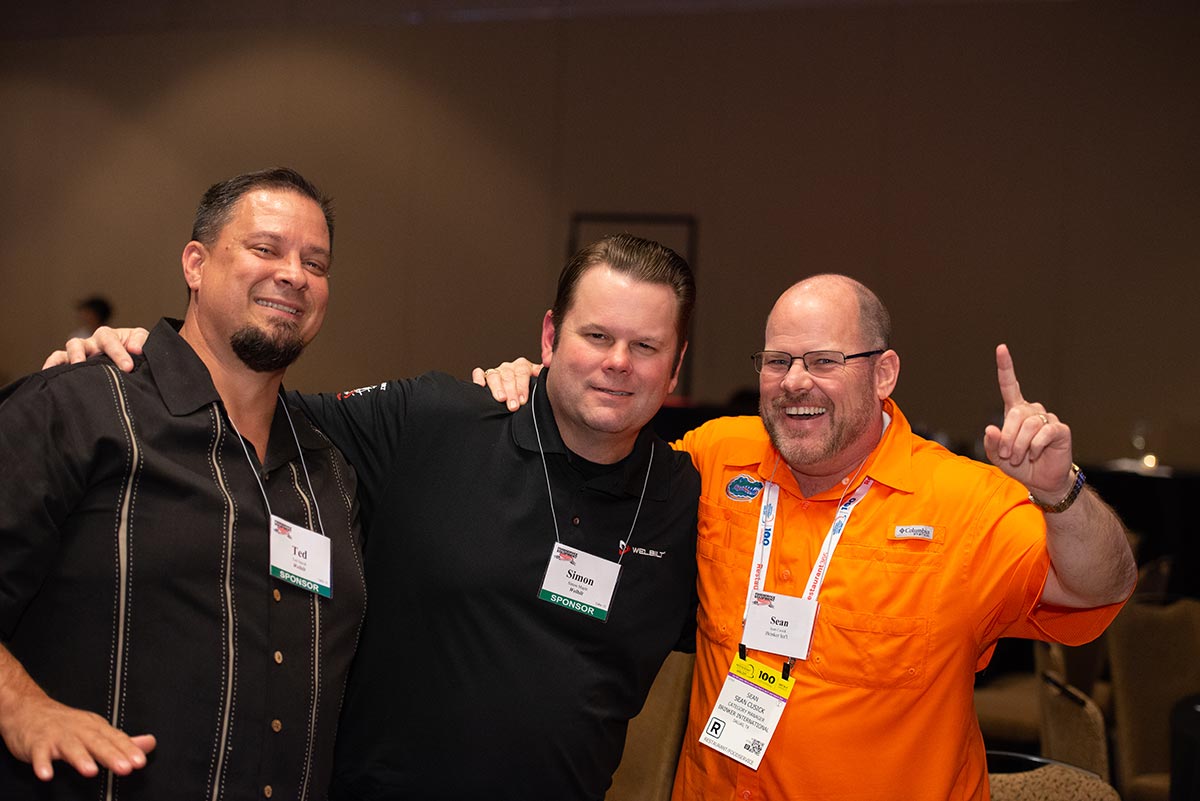 Ted Speck & Simon Maple, Welbilt; Sean Cusick, Brinker Int’l.