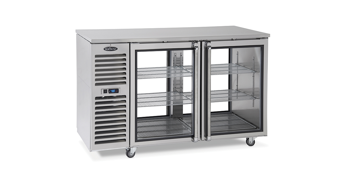Krowne Pass-Through Back Bar Refrigeration