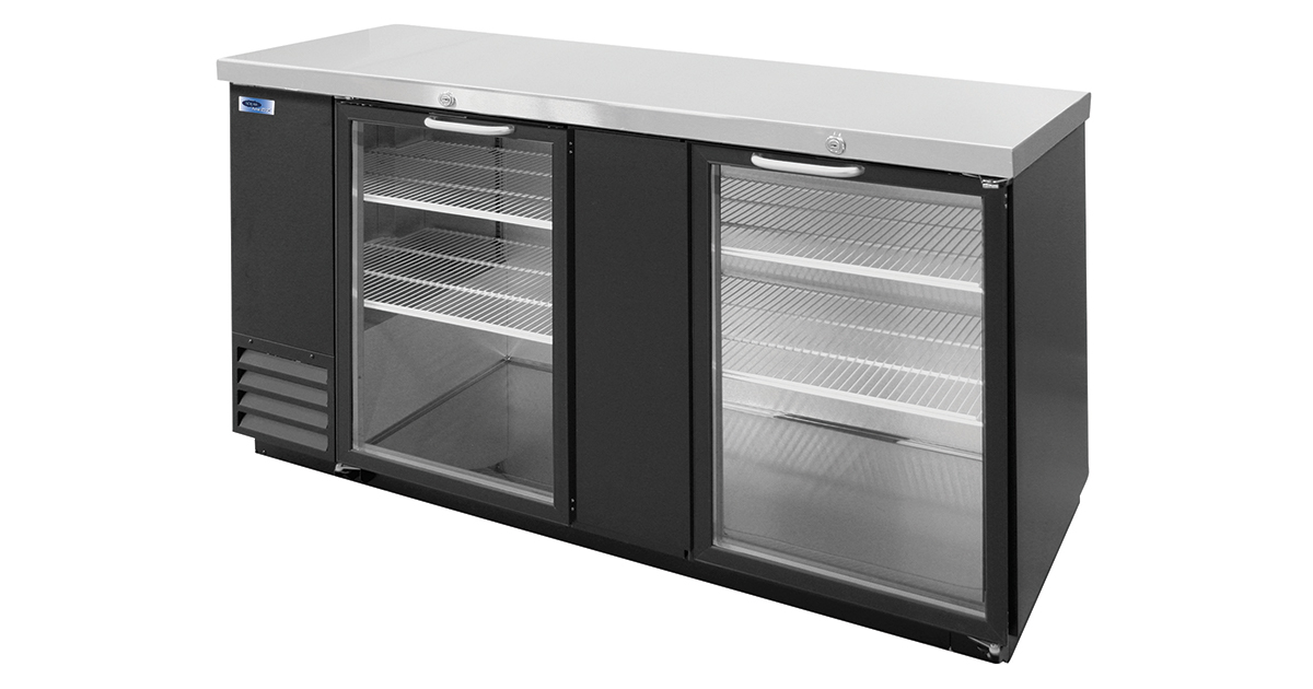 Nor-Lake Advantedge Glass Door Back Bar Refrigerators