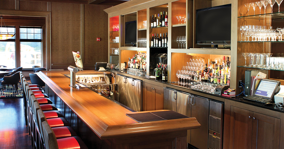 Midland Country Club Glastender Back Bar Refrigeration