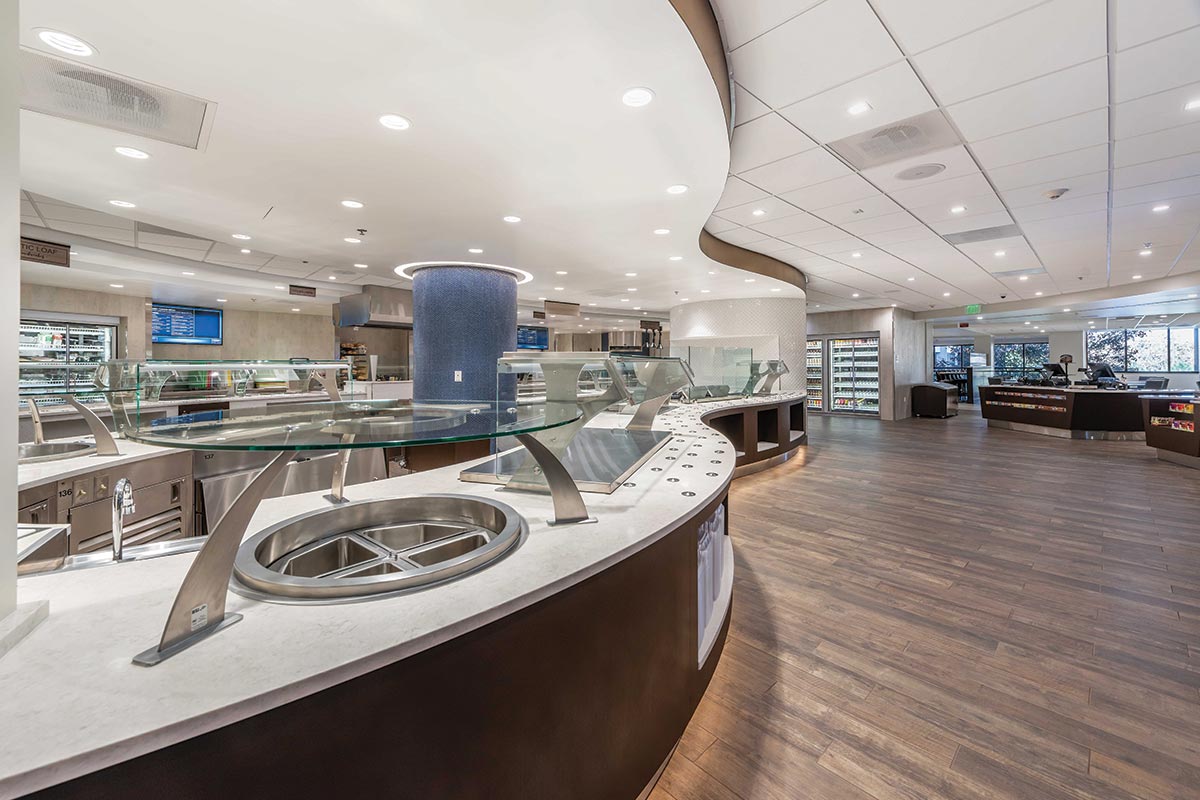 Porter Adventist Hospital South Downing Cafe Redesigned Space