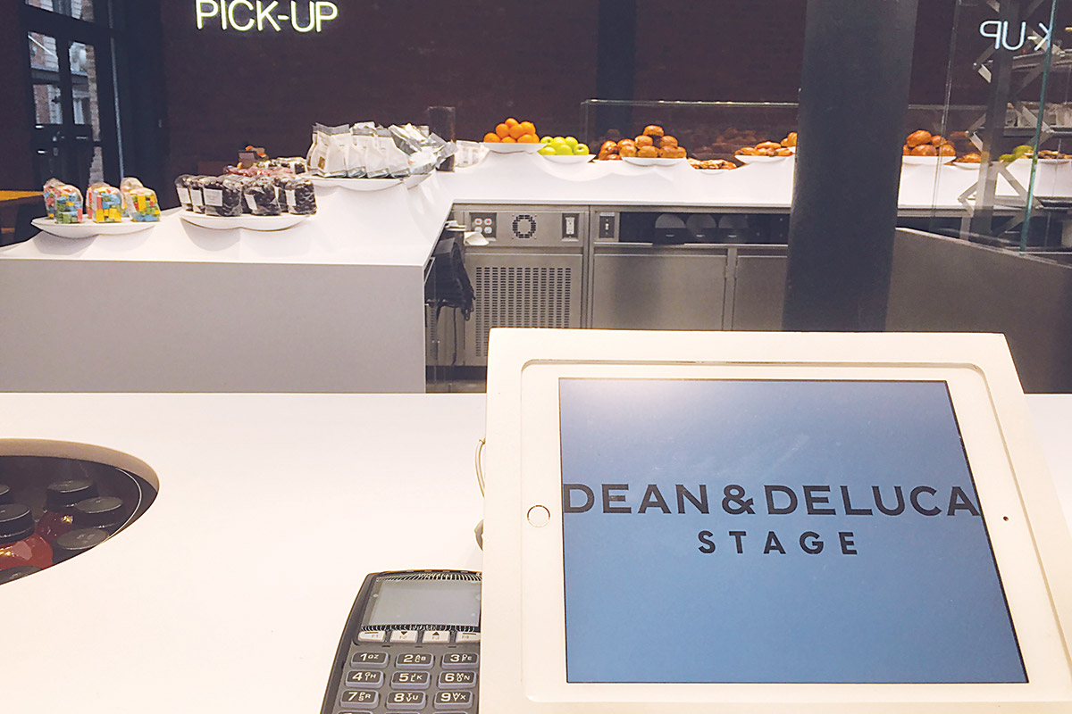 POS Stations at Dean & DeLuca Stage