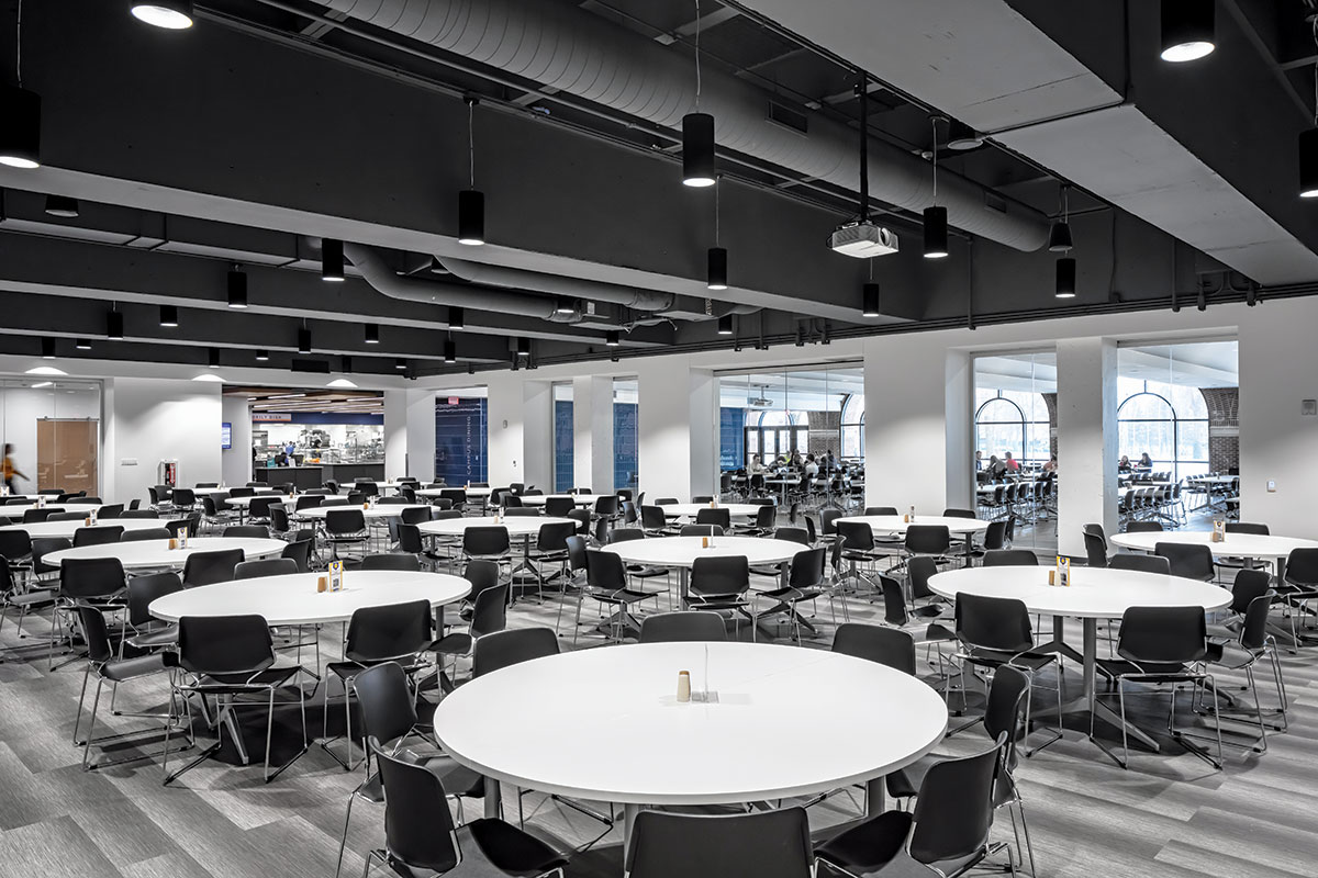 Buena Vista University Dining Hall Glass Partitions