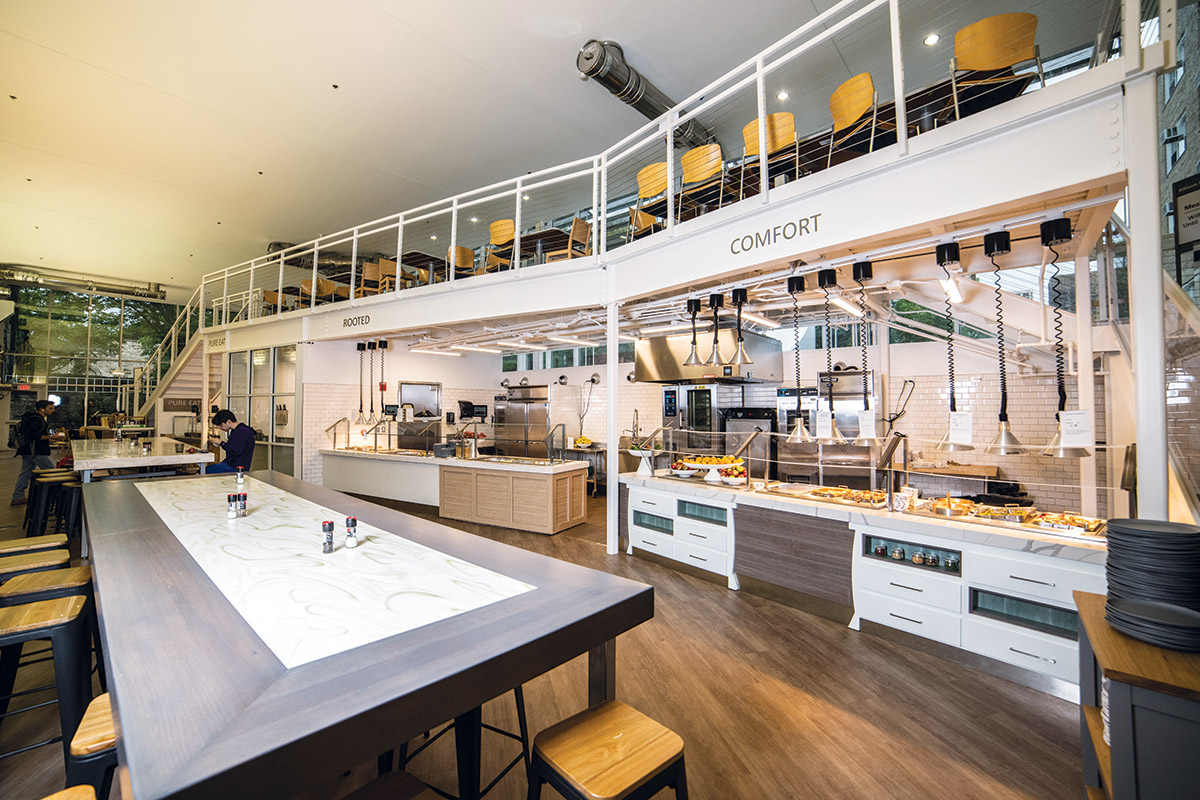 Compass Group Renovations at Northwestern University Dining Halls