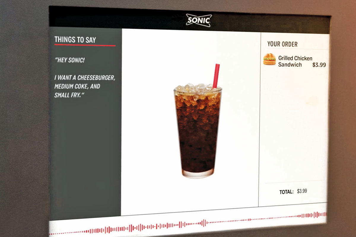 Sonic AI Menu Board