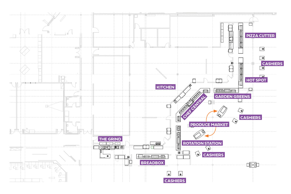 Brownsburg High School Cafe Floor Plan