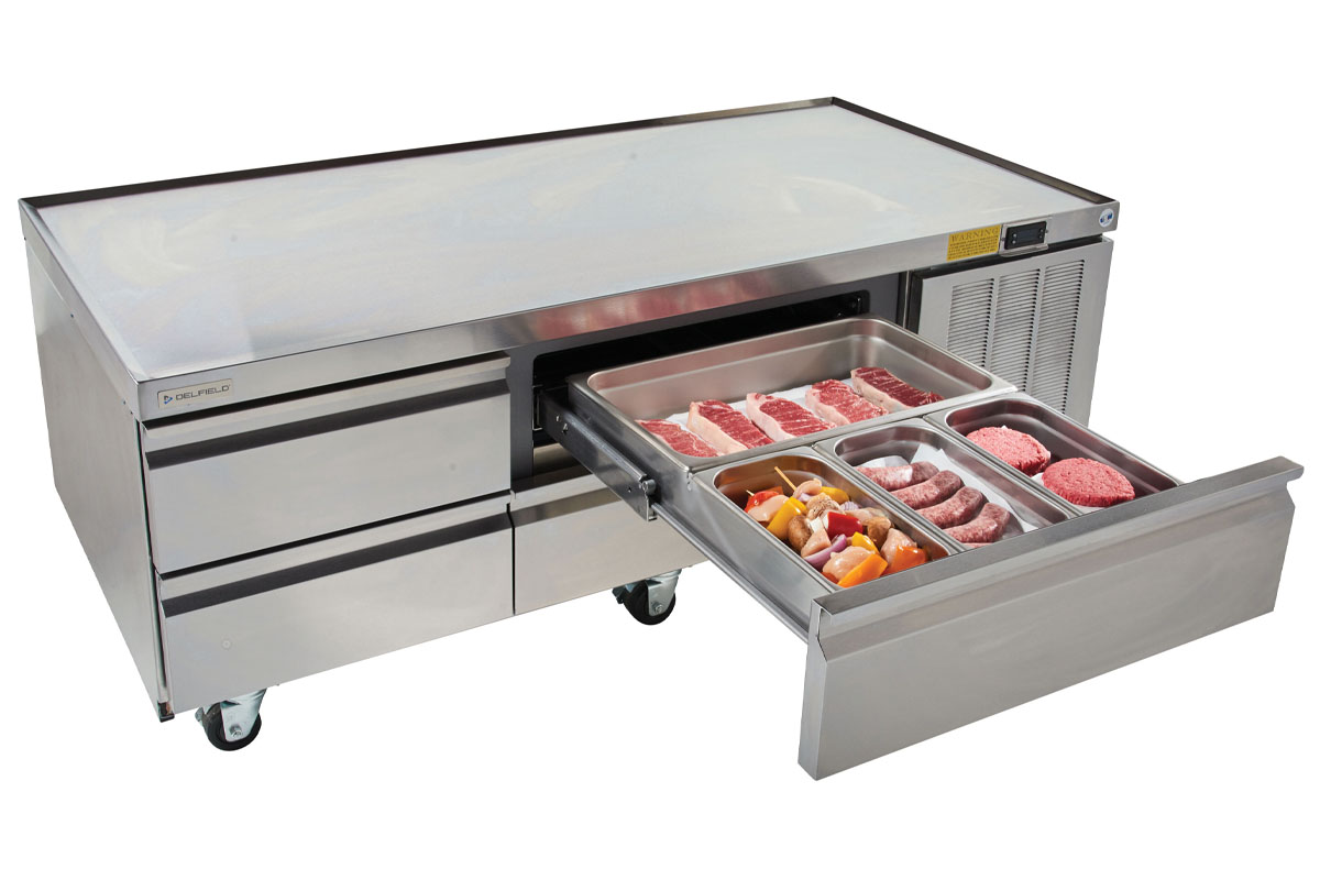 Drawer Construction Delfield Refrigerated Base