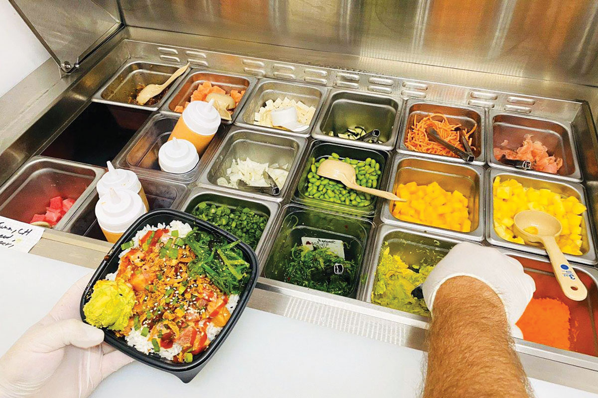 Kona Poke Prep Table