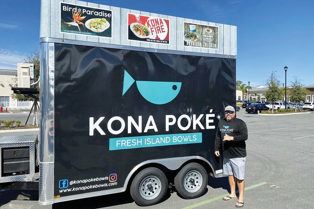 Kona Poke Satellite Beach Trailer