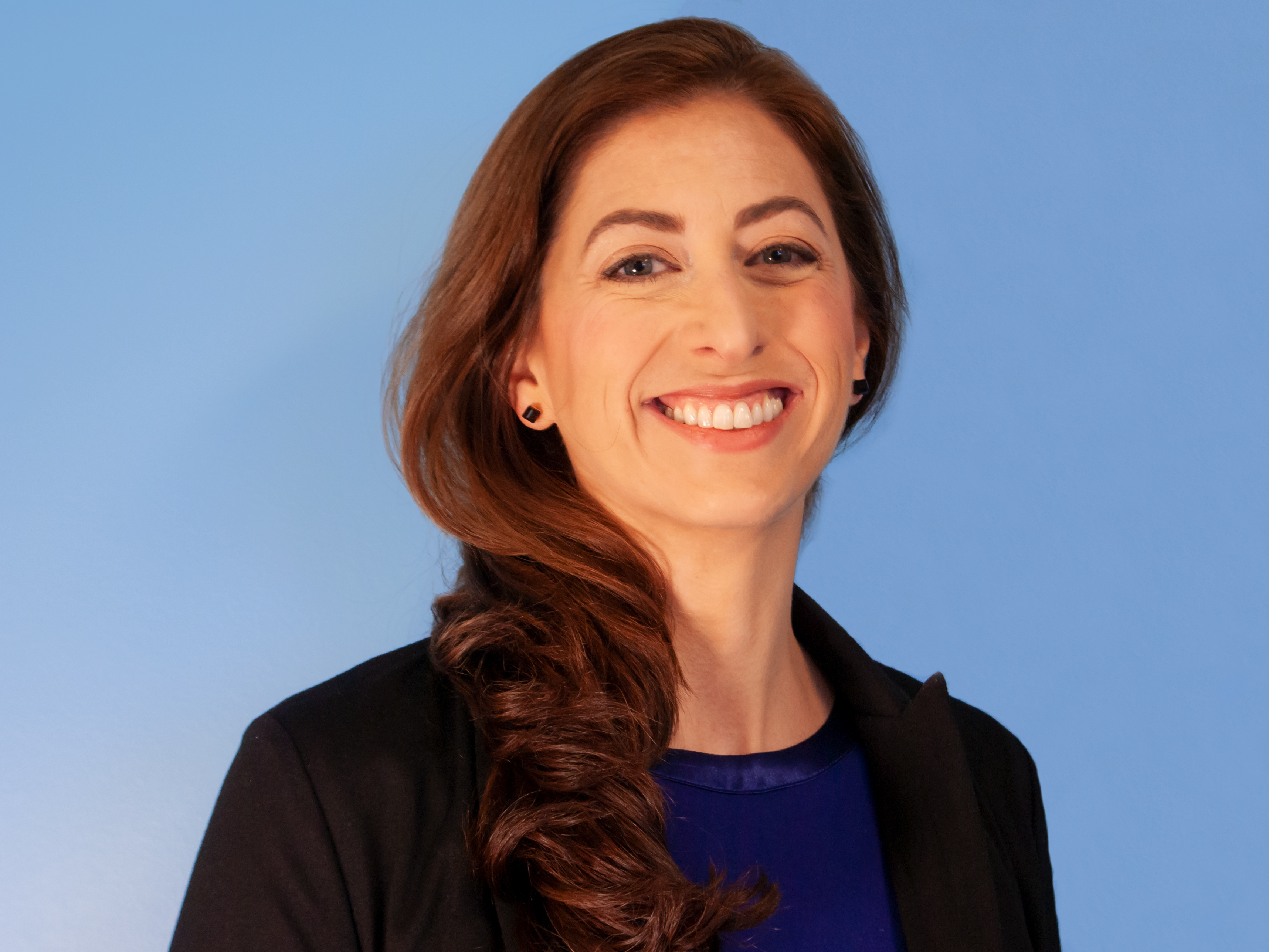 woman with long brown hair