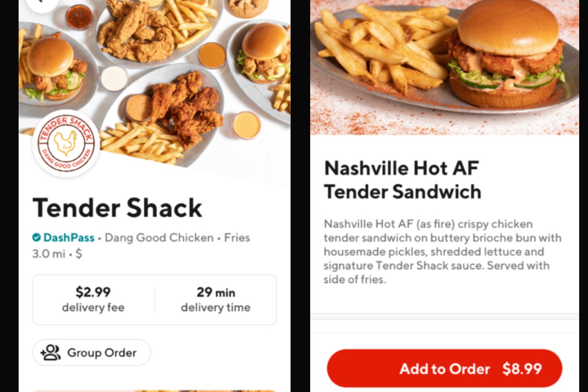 Bloomin’ Brands Tests Tender Shack Virtual Concept on DoorDash