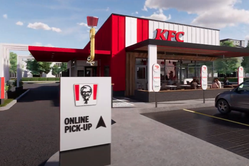 KFC Next Generation Restaurant Rendering