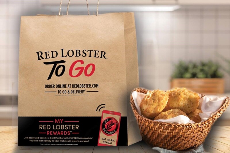 Red Lobster to-go bag