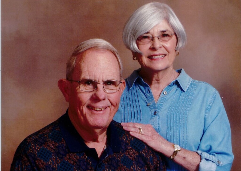 Portrait of Bill Wolfe and wife Kay