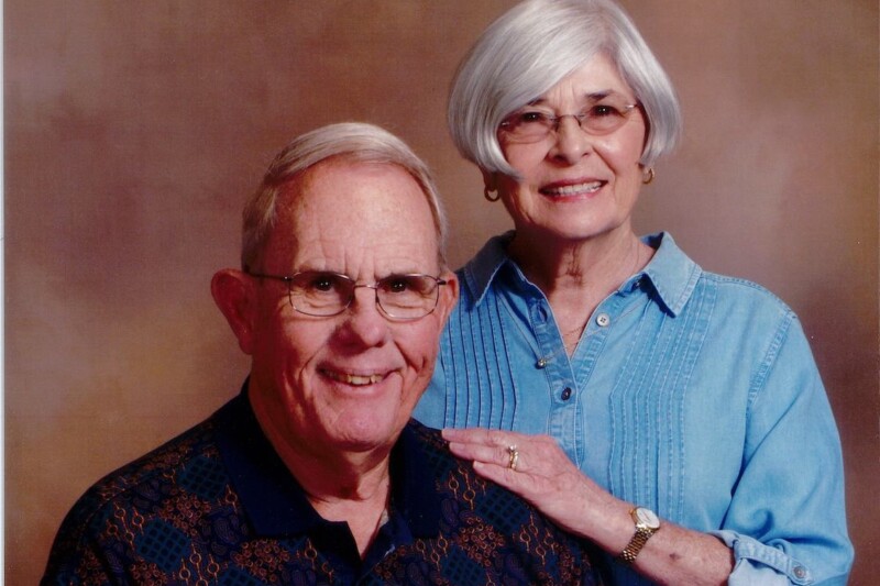 Portrait of Bill Wolfe and wife Kay