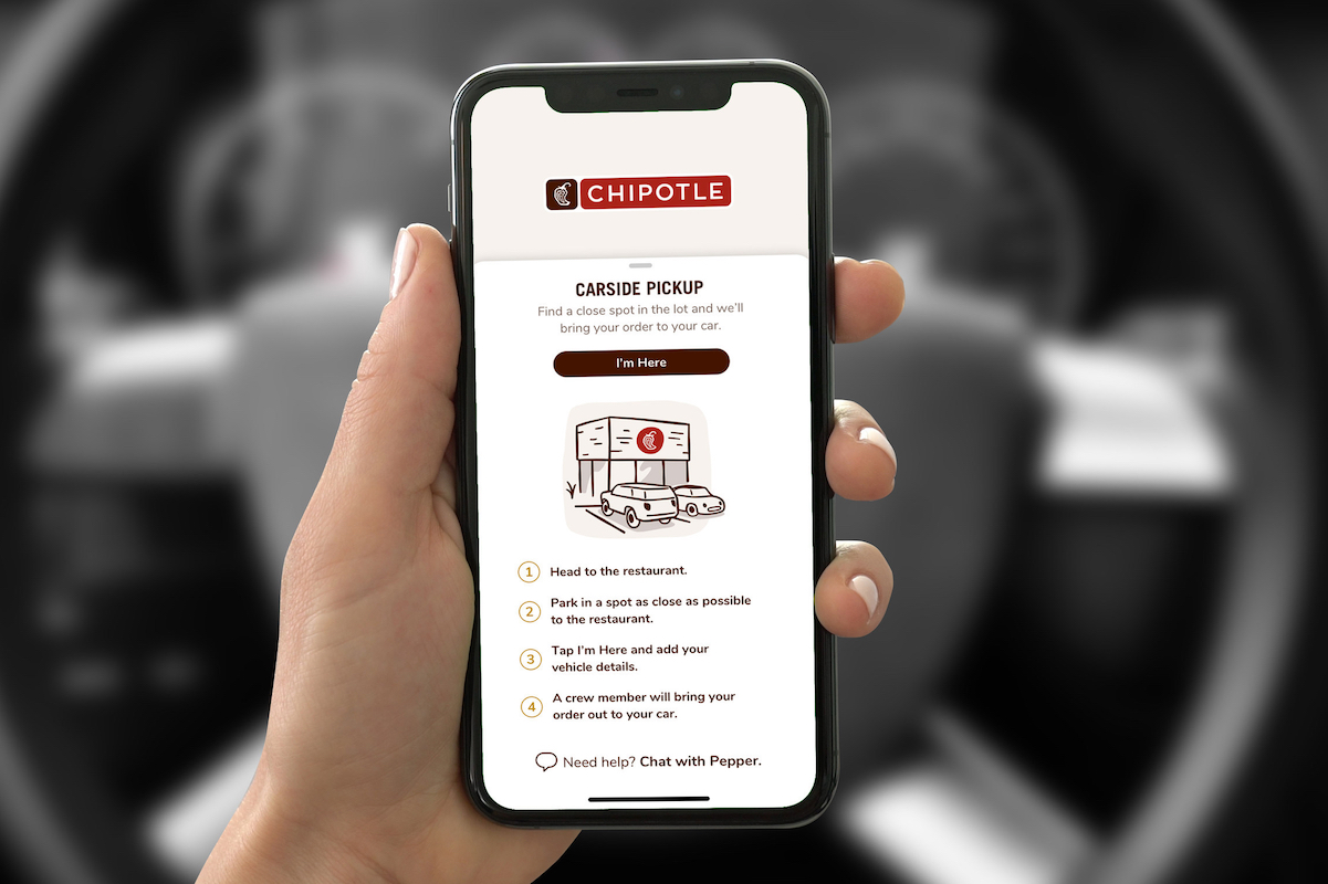 Chipotle Carside Pickup App