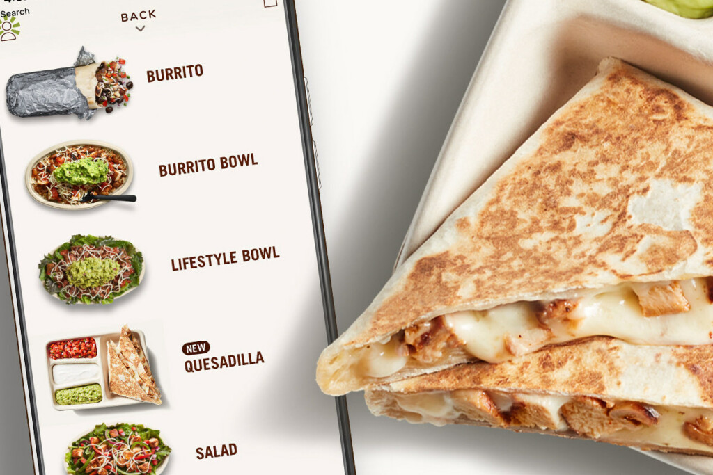 Chipotle's new digital-order-only quesadilla led to the installation of new ovens at "nearly all" of the chain's stores across the U.S. and Canada. Photo Courtesy of Chipotle