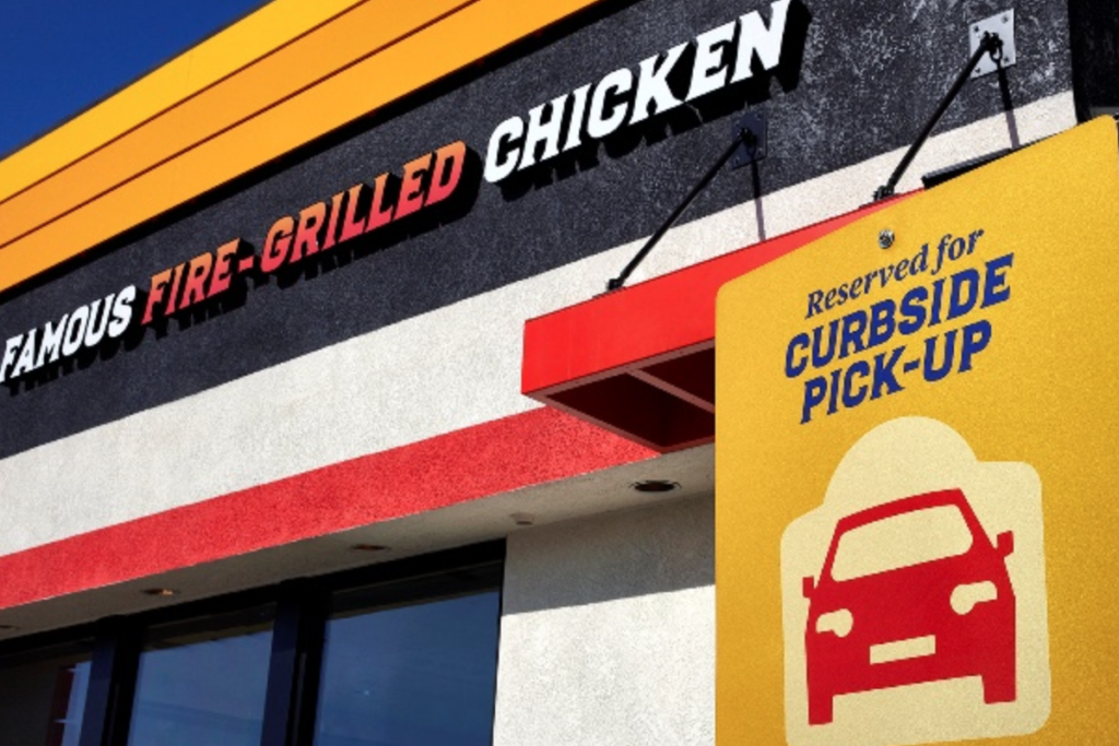 GPS-enabled curbside pickup is among the new features at El Pollo Loco's off-premise-geared store. Photo Courtesy of El Pollo Loco