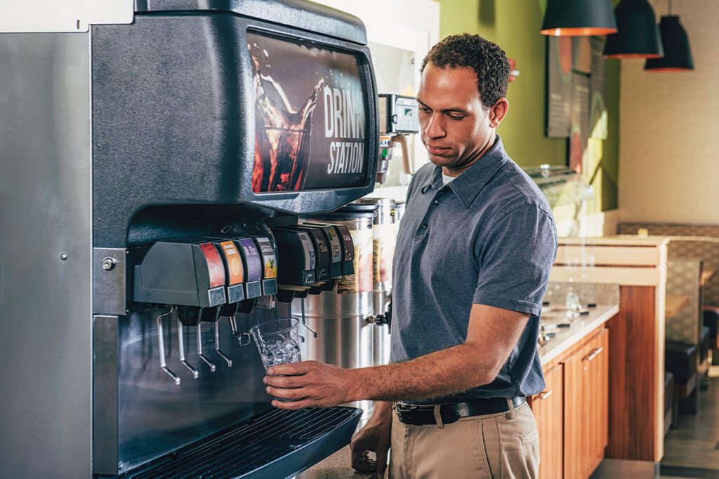 Think about all the ways—from the beverage area to kitchen—you use ice when estimating daily requirements. Courtesy of Scotsman.