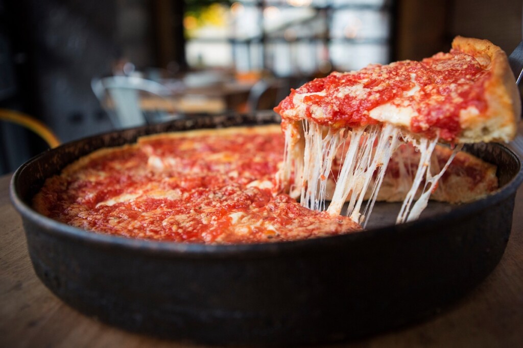 Lou Malnati's has been a Chicago staple for deep-dish pizza lovers since 1971. Photo Courtesy of Lou Malnati's/Facebook