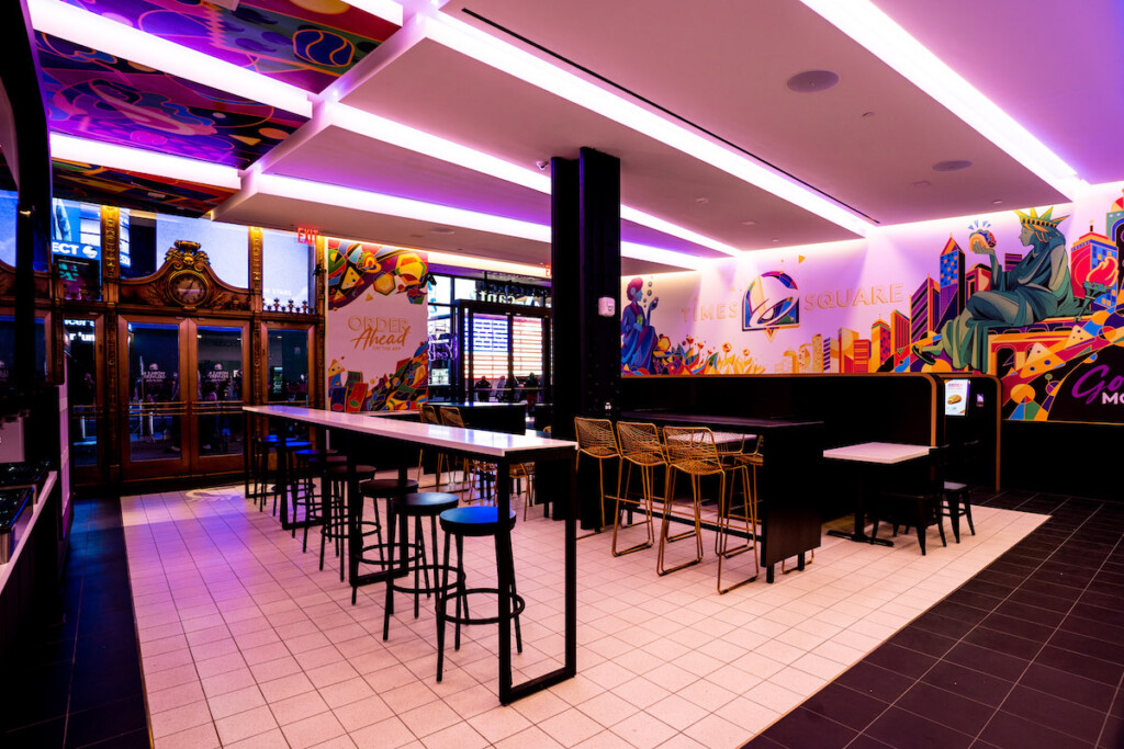 Taco Bell's Times Square Cantina offers self-service kiosks and more. Photo Courtesy of Taco Bell