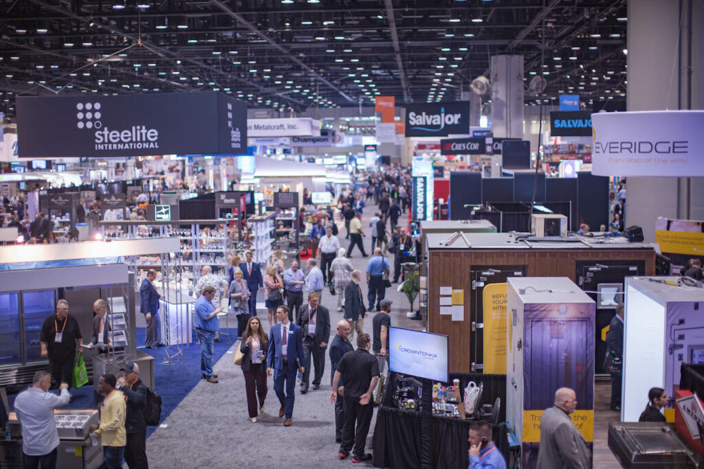 Organizers expect The NAFEM Show 2021 to be about the half the size of the 2019 offering (pictured here). Photo courtesy of NAFEM.