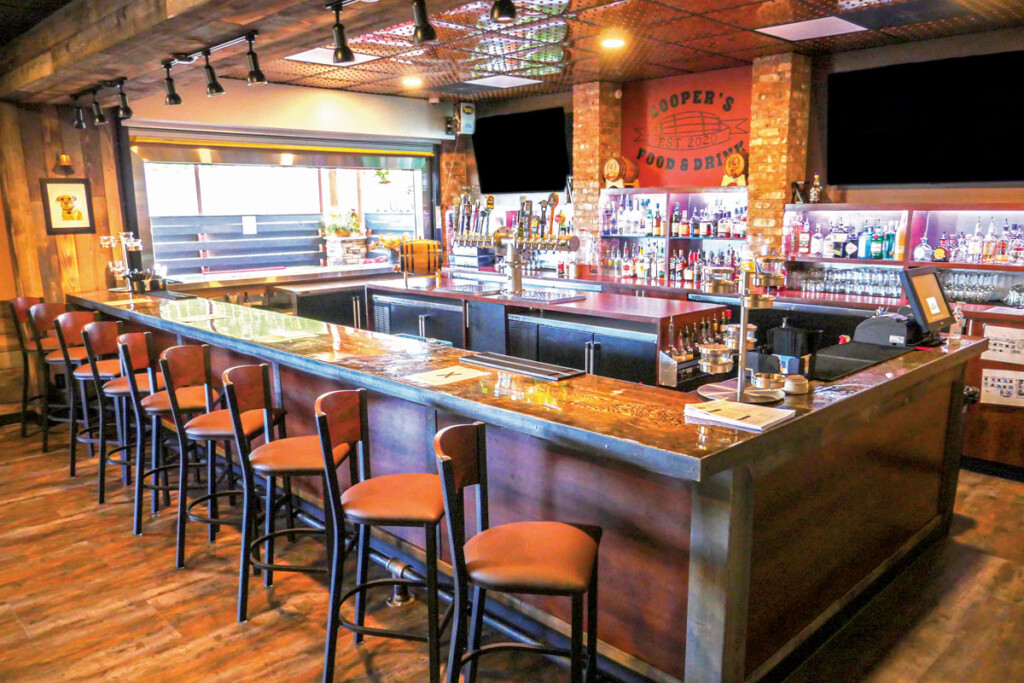 Bargreen Ellingson completed the bar at Cooper’s Food & Drink in 2020.