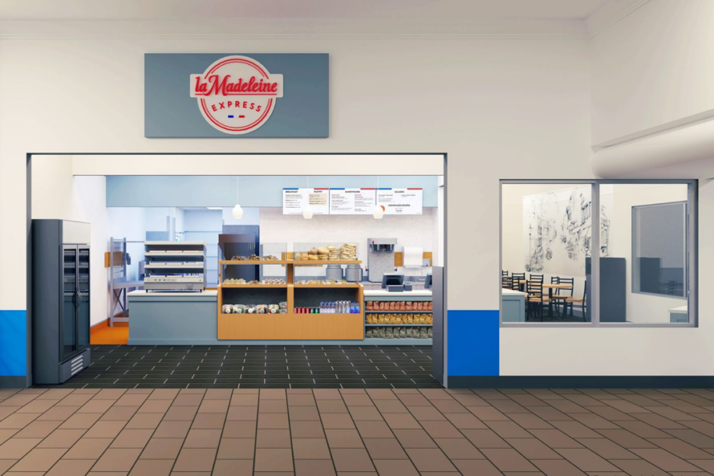 la Madeleine 1200x800 The bakery and cafe la Madeleine debuts its first round of express locations in Walmart stores. Courtesy of la Madeleine.
