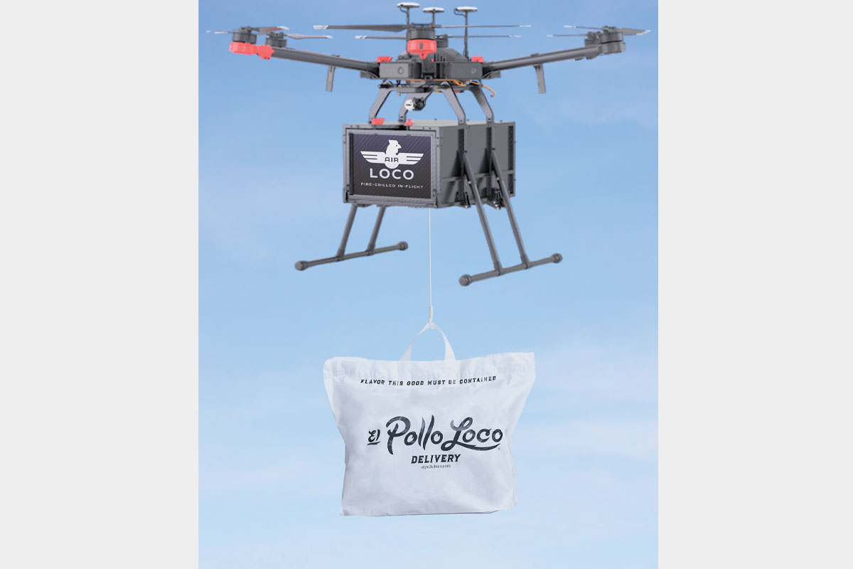 El Pollo Loco Air Logo Drone skybWEB