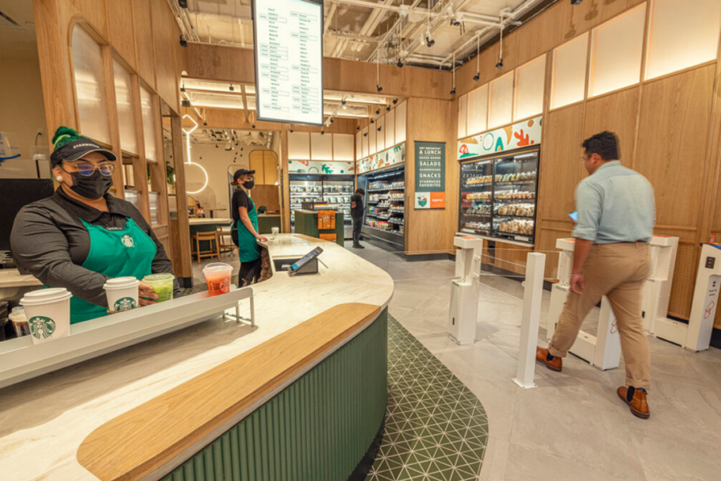 Starbucks Pickup Stores Add  Go 'Just Walk Out' Technology