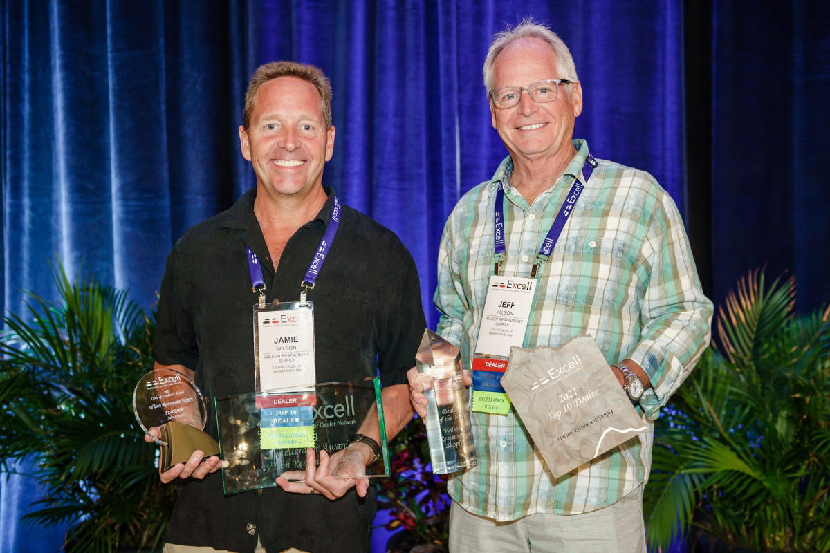 Wilson Restaurant Supply Named Dealer of the Year by Excell Foodservice Equipment Reports Magazine