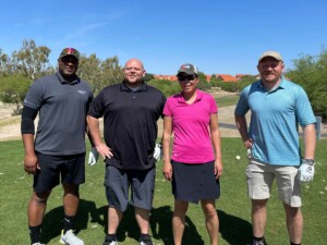 Four Golfers