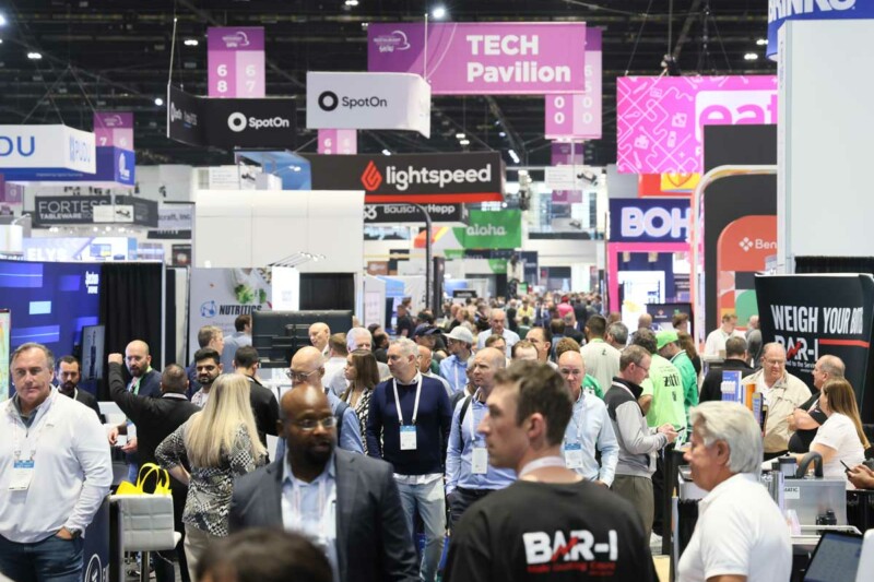 Exhibit hall crowd