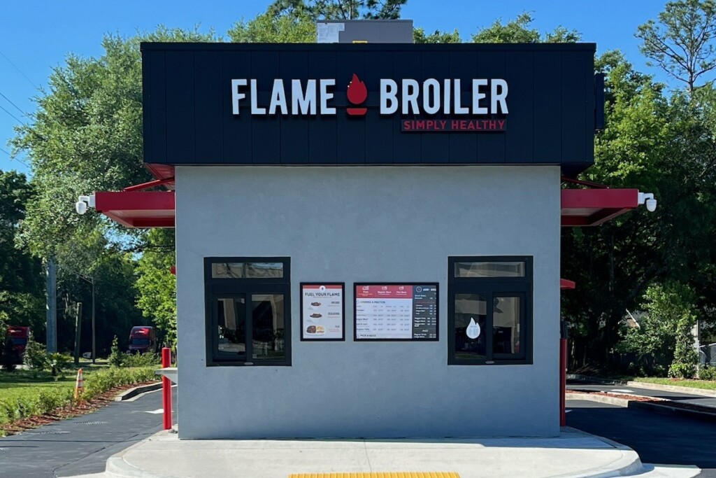 Flame Broiler first double drive thru in Jacksonville