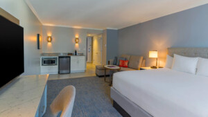 Hyatt Regency Clearwater Beach Resort and Spa P301 Standard King Bedroom Kitchen.16x9