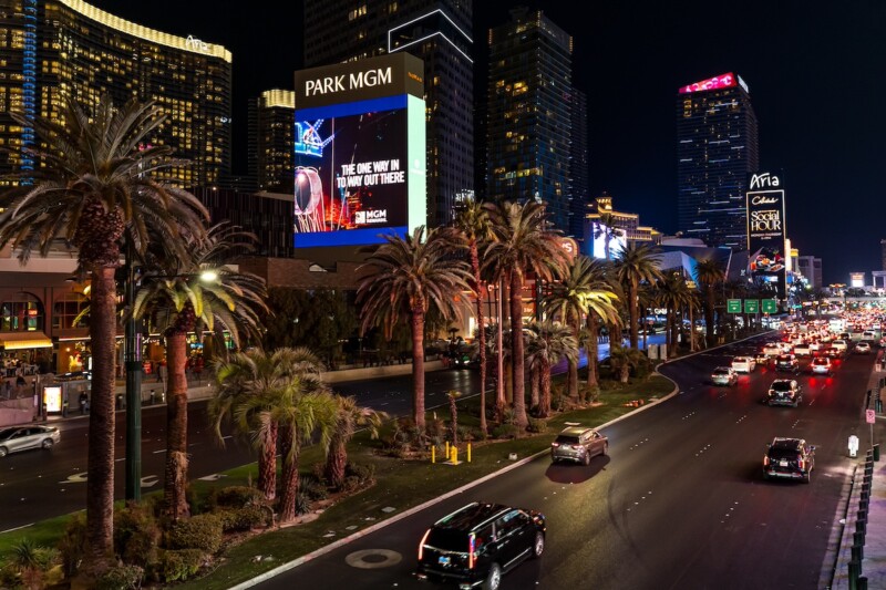 View of Las Vegas Boulevard