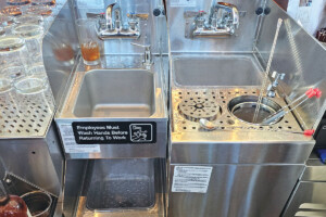 a bar hand wash use this pic but crop out glass in top left corner