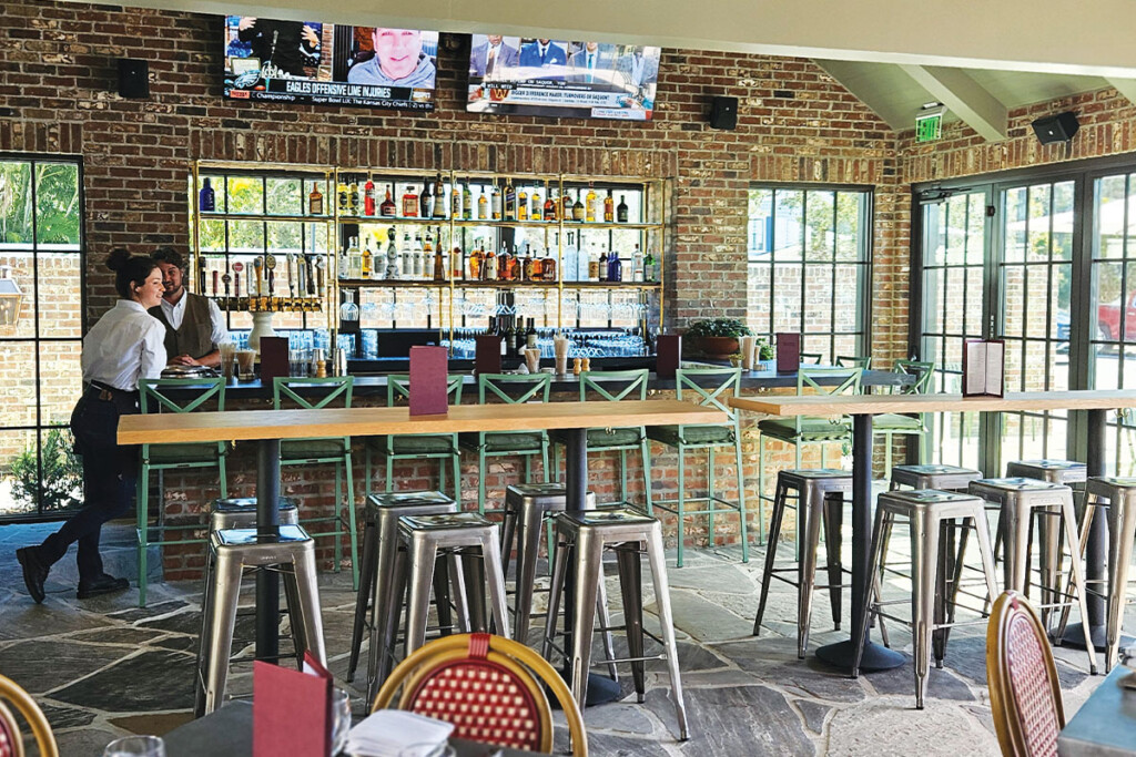 a outdoor bar