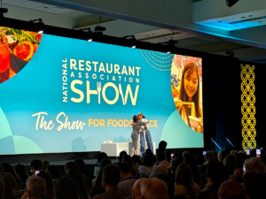 National Restaurant Assoc. CEO Michelle Korsmo with Chef Carla Hall 2