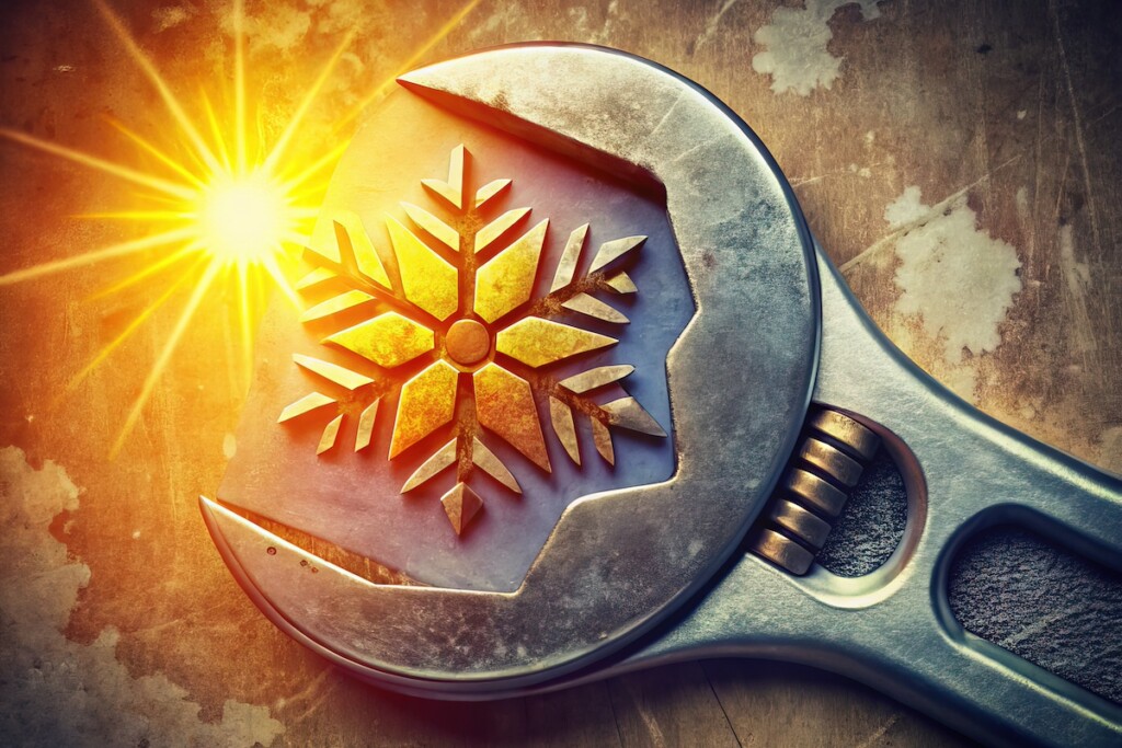 Sun & snowflake: Expert vintage air conditioning. Sun & snowflake: Expert vintage air conditioning.