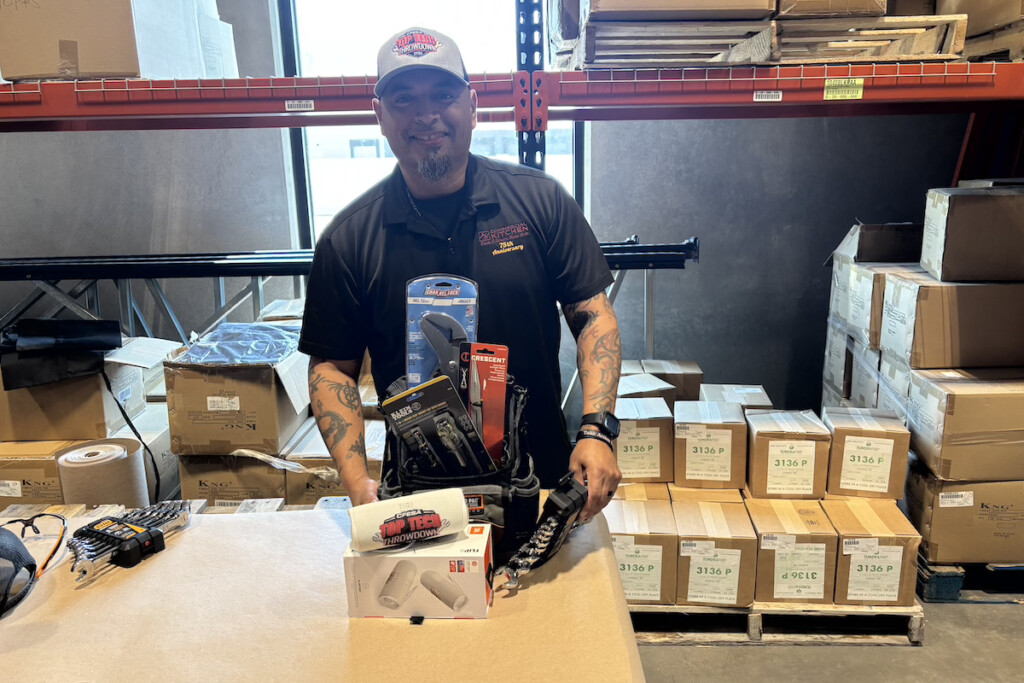 Cold side winner Albert Dias commercial kitchen parts and service