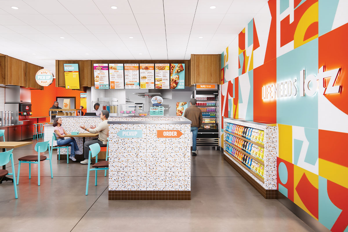 HERO IMAGE Schlotzsky s Deli Interior Entryway & Customer Journey