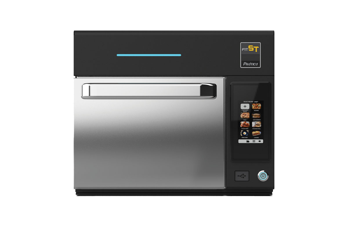 fit st stackable prática high speed ovens single silver
