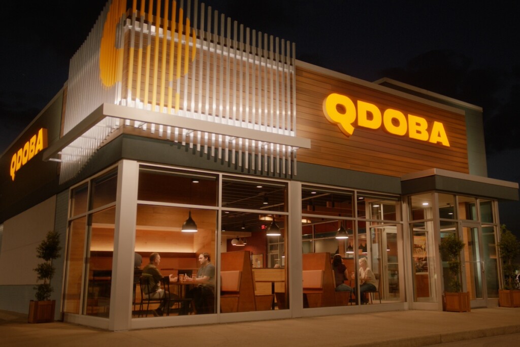 QDOBA Night Exterior